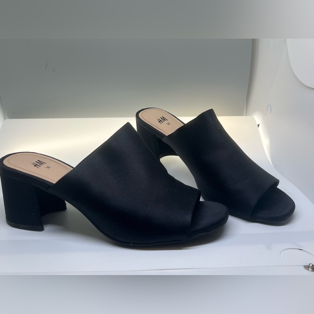 Black Mule Heels